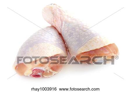 Raw chicken drumsticks isolated on white background View Large Photo Image Stock Photograph - Raw chicken drumsticks isolated on white background. Fotosearch