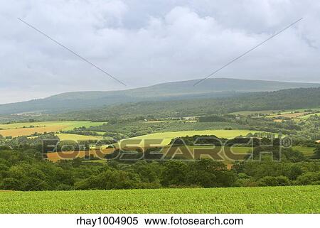 Stock Photography - "Scenic view on agricultural landscape in rural Brittany, France". Fotosearch