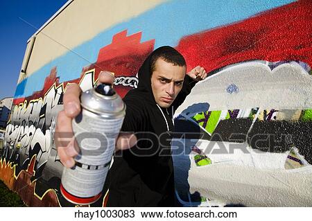 teenager with spray paint View Large Photo Image Stock Image - teenager with spray paint. Fotosearch