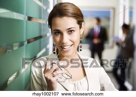 Stock Photo - thoughtful businesswoman. Fotosearch