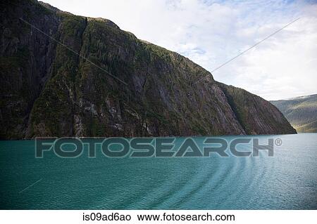 Cliffs and water, Alaska, USA View Large Photo Image Picture - Cliffs and water, Alaska, USA. Fotosearch