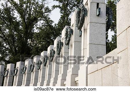 National World War II Memorial, United States of America View Large Photo Image Stock Image - National World War II Memorial, United States of America. Fotosearch