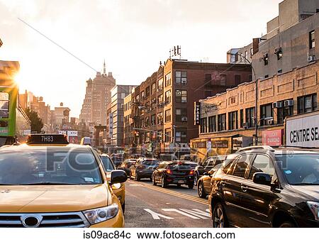 Traffic in Chinatown, New York View Large Photo Image Stock Image - Traffic in Chinatown, New York. Fotosearch