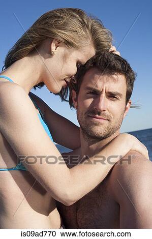 Close of couple on beach, Breezy Point, Queens, New York, USA View Large Photo Image Stock Image - Close of couple on beach, Breezy Point, Queens, New York, USA. Fotosearch