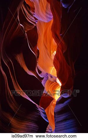 Eroded sandstone rock formation, Antelope Canyon, Page Arizona, USA View Large Photo Image Picture - Eroded sandstone rock formation, Antelope Canyon, Page Arizona, USA. Fotosearch