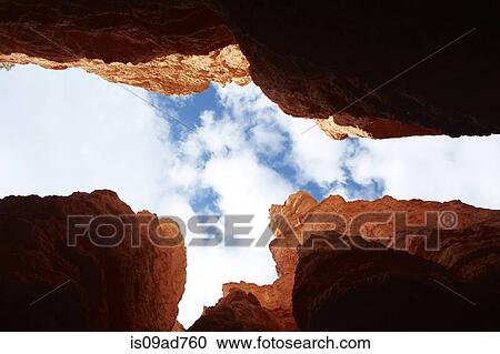 Looking up from Navajo Loop, Bryce Canyon National Park, Utah, USA View Large Photo Image Stock Image - Looking up from Navajo Loop, Bryce Canyon National Park, Utah, USA. Fotosearch
