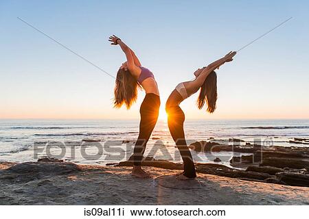 Backbend pose, Windansea beach, La Jolla, California View Large Photo Image Stock Image - Backbend pose, Windansea beach, La Jolla, California. Fotosearch