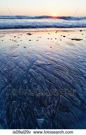 Stock Photo - Beach at Encinitas, California, USA. Fotosearch