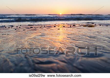 Stock Photo - Beach at Encinitas, California, USA. Fotosearch