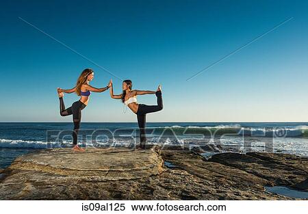 Dancer pose, Windansea beach, La Jolla, California View Large Photo Image Stock Photography - Dancer pose, Windansea beach, La Jolla, California. Fotosearch