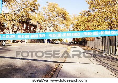 Crime scene at residential district, Brooklyn, New York, USA View Large Photo Image Stock Image - Crime scene at residential district, Brooklyn, New York, USA. Fotosearch