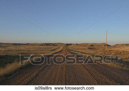 Dirt road, North Dakota, USA View Large Photo Image Stock Photograph - Dirt road, North Dakota, USA. Fotosearch