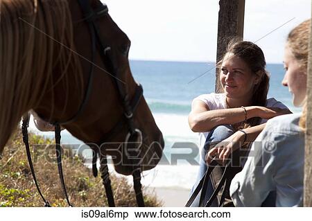 Horse riders taking break, Pakiri Beach, Auckland, New Zealand View Large Photo Image Stock Photography - Horse riders taking break, Pakiri Beach, Auckland, New Zealand. Fotosearch