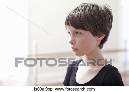 Portrait of sullen girl in ballet school View Large Photo Image Stock Photography - Portrait of sullen girl in ballet school. Fotosearch