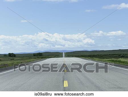 Straight road, North Dakota, USA View Large Photo Image Stock Photograph - Straight road, North Dakota, USA. Fotosearch