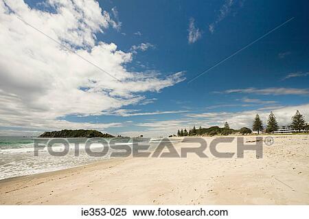 Stock Photography - A beach on north island. Fotosearch