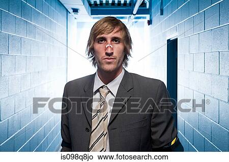 A businessman with a broken nose View Large Photo Image Picture - A businessman with a broken nose. Fotosearch