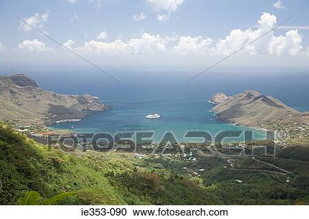 A cruise ship in taiohae harbour View Large Photo Image Stock Image - A cruise ship in taiohae harbour. Fotosearch