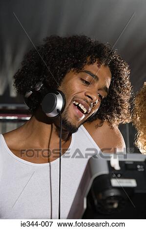Stock Photo - A dj. Fotosearch