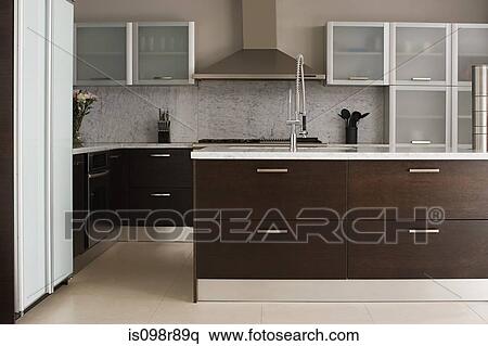 A modern kitchen View Large Photo Image Stock Photography - A modern kitchen. Fotosearch