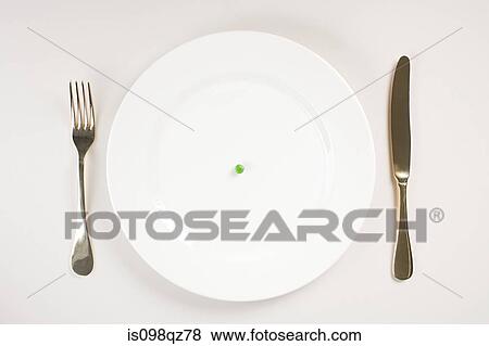 A pea on a plate View Large Photo Image Stock Photo - A pea on a plate. Fotosearch