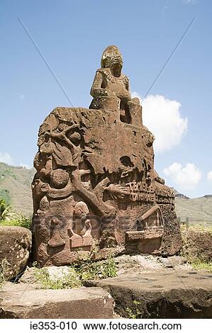 A sculpture on nuku hiva View Large Photo Image Stock Image - A sculpture on nuku hiva. Fotosearch