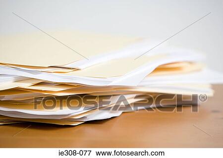 A stack of paperwork View Large Photo Image Stock Photo - A stack of paperwork. Fotosearch