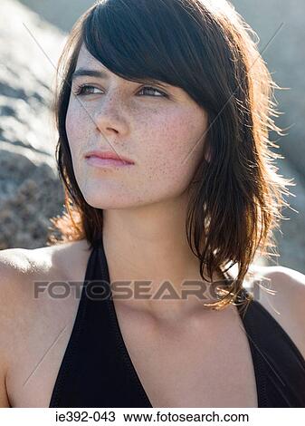 A young woman View Large Photo Image Stock Image - A young woman. Fotosearch
