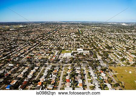 Aerial view of houses on florida east coast View Large Photo Image Picture - Aerial view of houses on florida east coast. Fotosearch