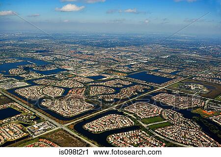 Aerial view of houses on florida east coast View Large Photo Image Stock Image - Aerial view of houses on florida east coast. Fotosearch
