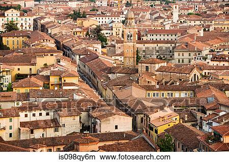 Aerial view of verona old town View Large Photo Image Picture - Aerial view of verona old town. Fotosearch