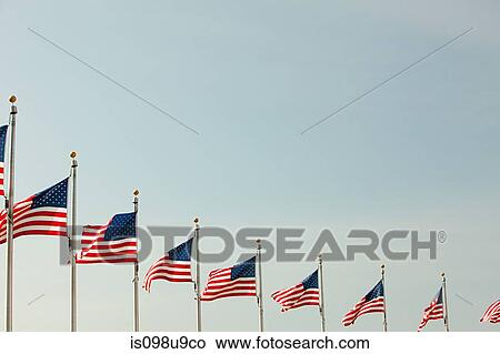 American flags View Large Photo Image Picture - American flags. Fotosearch