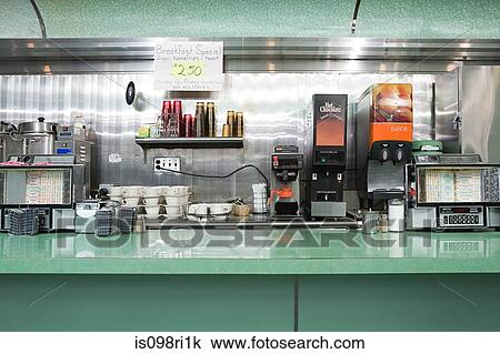 An empty american diner View Large Photo Image Stock Image - An empty american diner. Fotosearch