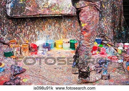 Artist and splattered paint, San Telmo, Buenos Aires, Argentina View Large Photo Image Stock Image - Artist and splattered paint, San Telmo, Buenos Aires, Argentina. Fotosearch