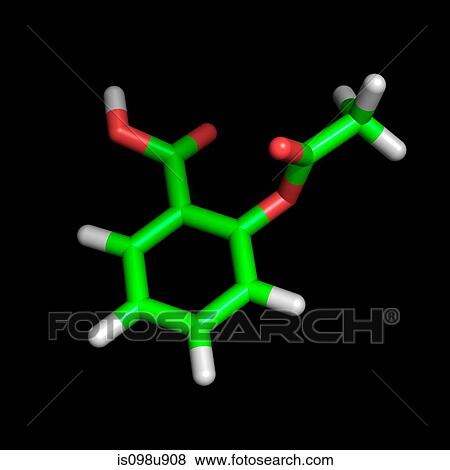 Aspirin molecule View Large Photo Image Stock Photo - Aspirin molecule. Fotosearch