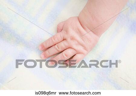 Stock Photography - Baby hand. Fotosearch