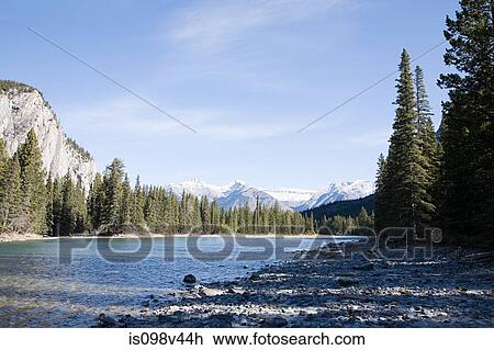 Banff National Park with Rockies in background, Canada View Large Photo Image Stock Image - Banff National Park with Rockies in background, Canada. Fotosearch