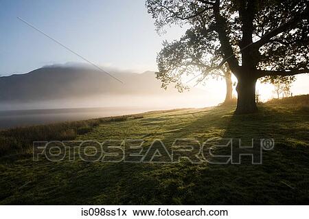 Stock Photo - Bassenthwaite Lake, Lake District, Cumbria, England. Fotosearch
