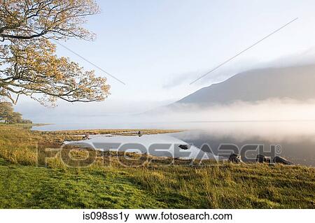 Bassenthwaite Lake, Lake District, Cumbria, England View Large Photo Image Stock Photo - Bassenthwaite Lake, Lake District, Cumbria, England. Fotosearch