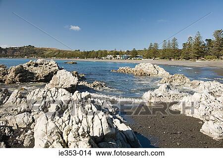 Beach kaikoura new zealand View Large Photo Image Picture - Beach kaikoura new zealand. Fotosearch