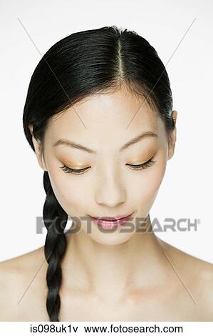 Stock Photo - Beautiful young woman. Fotosearch