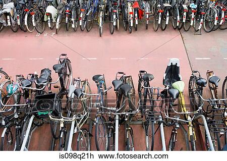 Bicycle park View Large Photo Image Stock Image - Bicycle park. Fotosearch