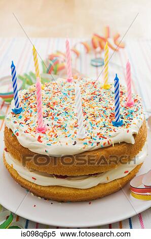 Birthday cake View Large Photo Image Stock Photography - Birthday cake. Fotosearch