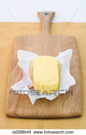 Block of butter View Large Photo Image Picture - Block of butter. Fotosearch