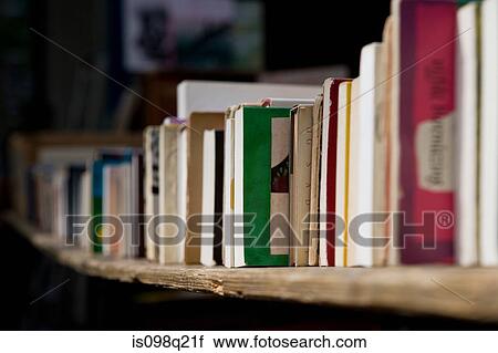 Books on shelf View Large Photo Image Stock Image - Books on shelf. Fotosearch