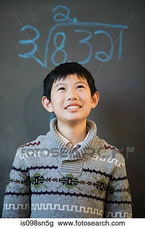 Boy and blackboard View Large Photo Image Stock Image - Boy and blackboard. Fotosearch