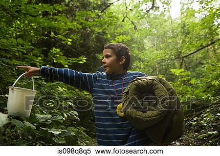 Boy in forest View Large Photo Image Stock Photography - Boy in forest. Fotosearch