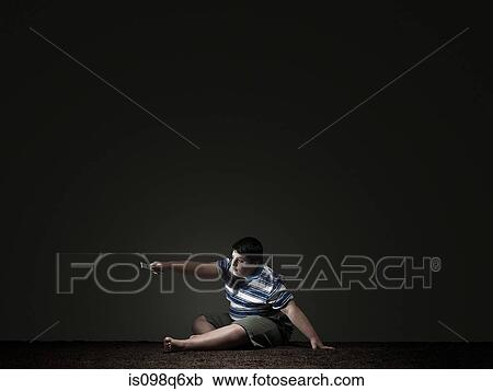 Boy watching television View Large Photo Image Stock Image - Boy watching television. Fotosearch