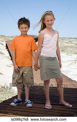 Stock Photo - Brother and sister. Fotosearch