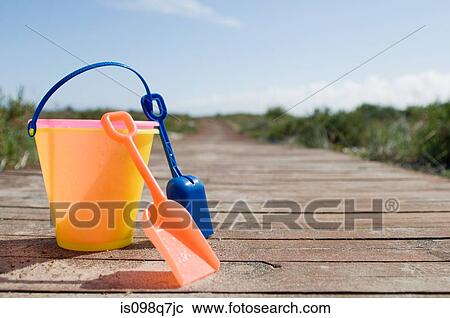 Bucket and spades View Large Photo Image Stock Image - Bucket and spades. Fotosearch